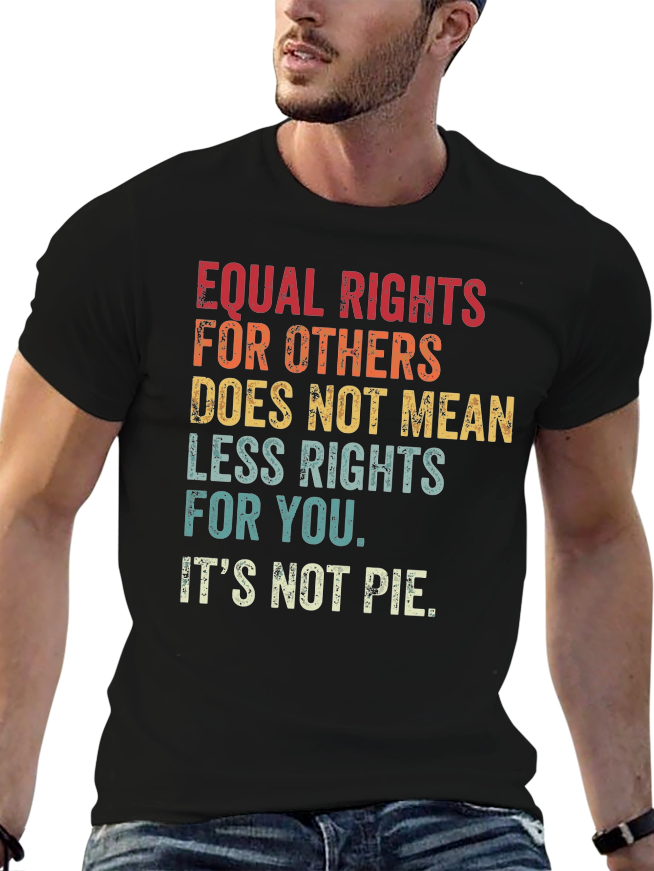Equal Rights Retro Graphic T-Shirt