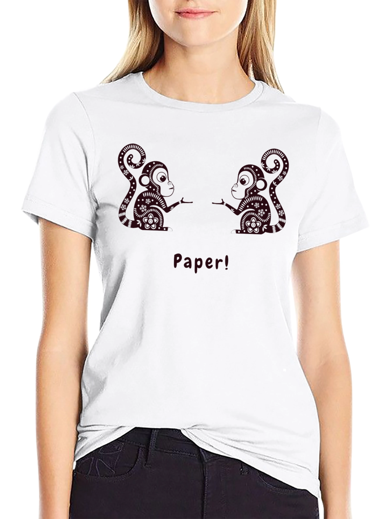 Monkey Paper T-Shirt - Unique Graphic Tee