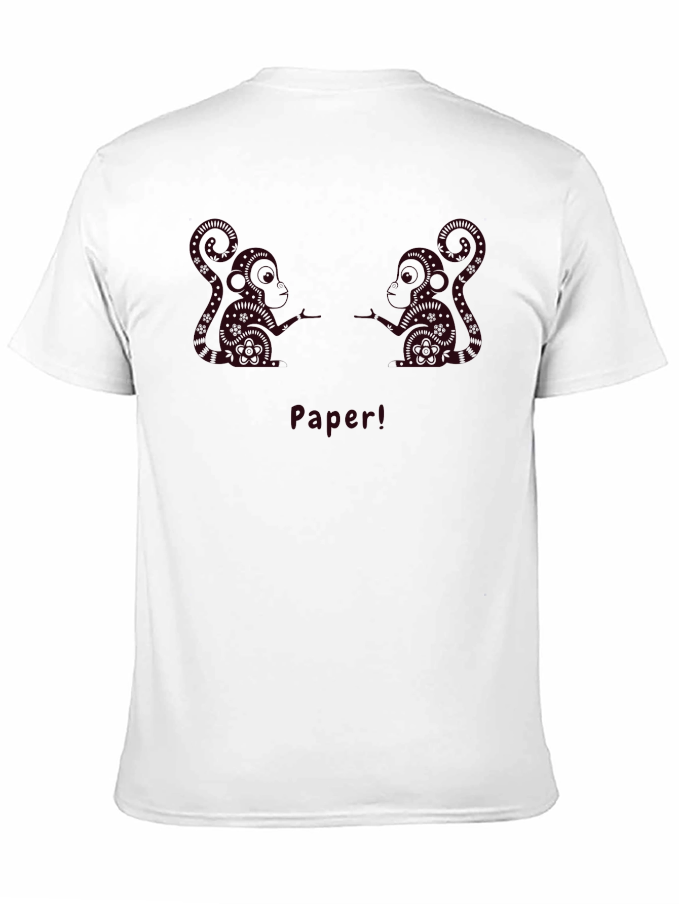 Monkey Paper T-Shirt - Unique Graphic Tee