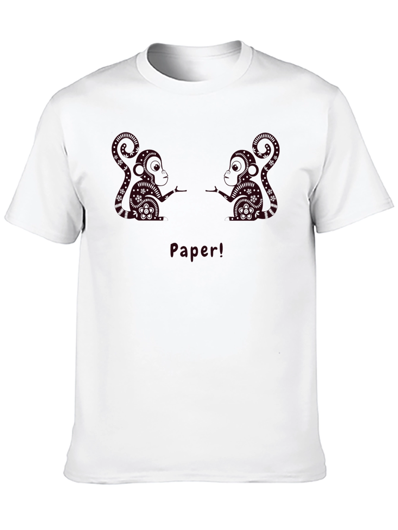 Monkey Paper T-Shirt - Unique Graphic Tee