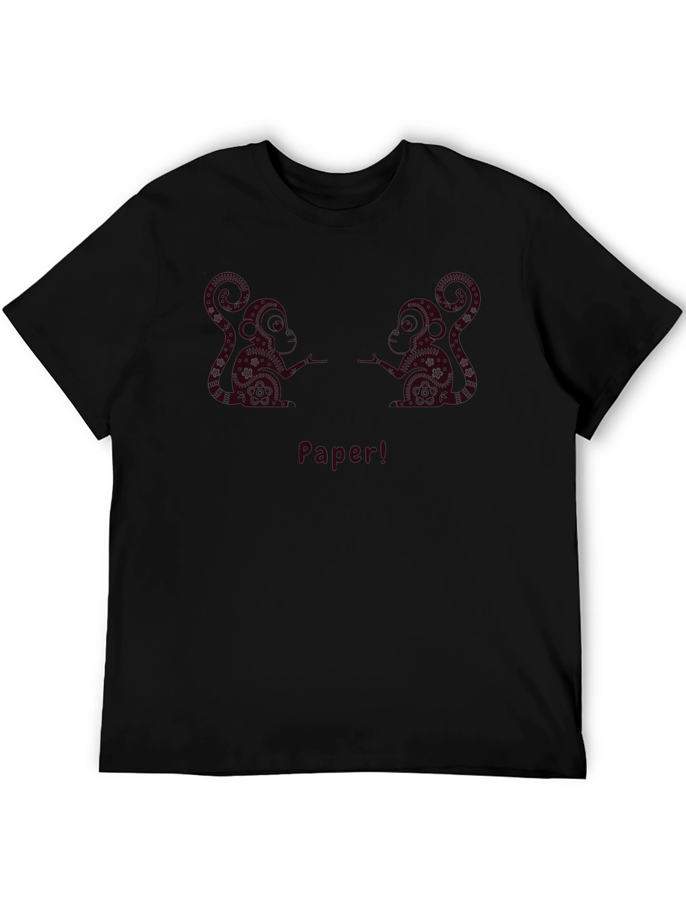 Monkey Paper T-Shirt - Unique Graphic Tee