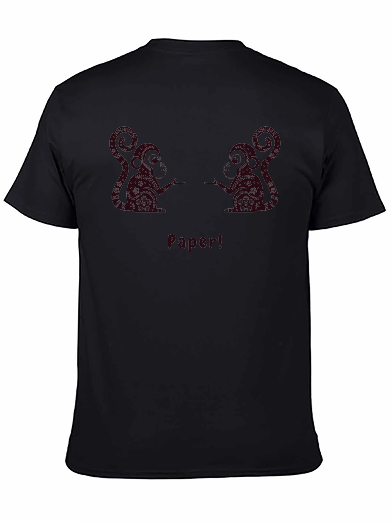 Monkey Paper T-Shirt - Unique Graphic Tee