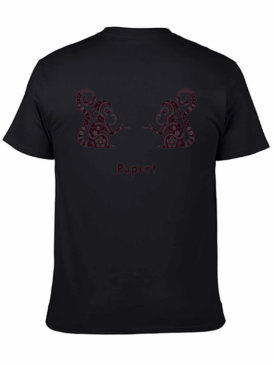 Monkey Paper T-Shirt - Unique Graphic Tee
