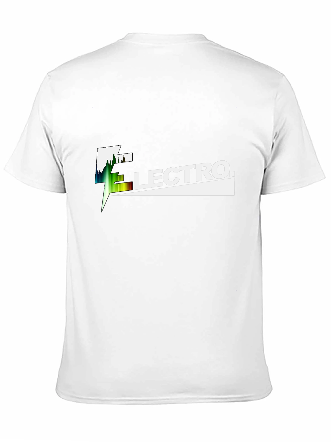 Electro Graphic Tee - Black Cotton T-Shirt