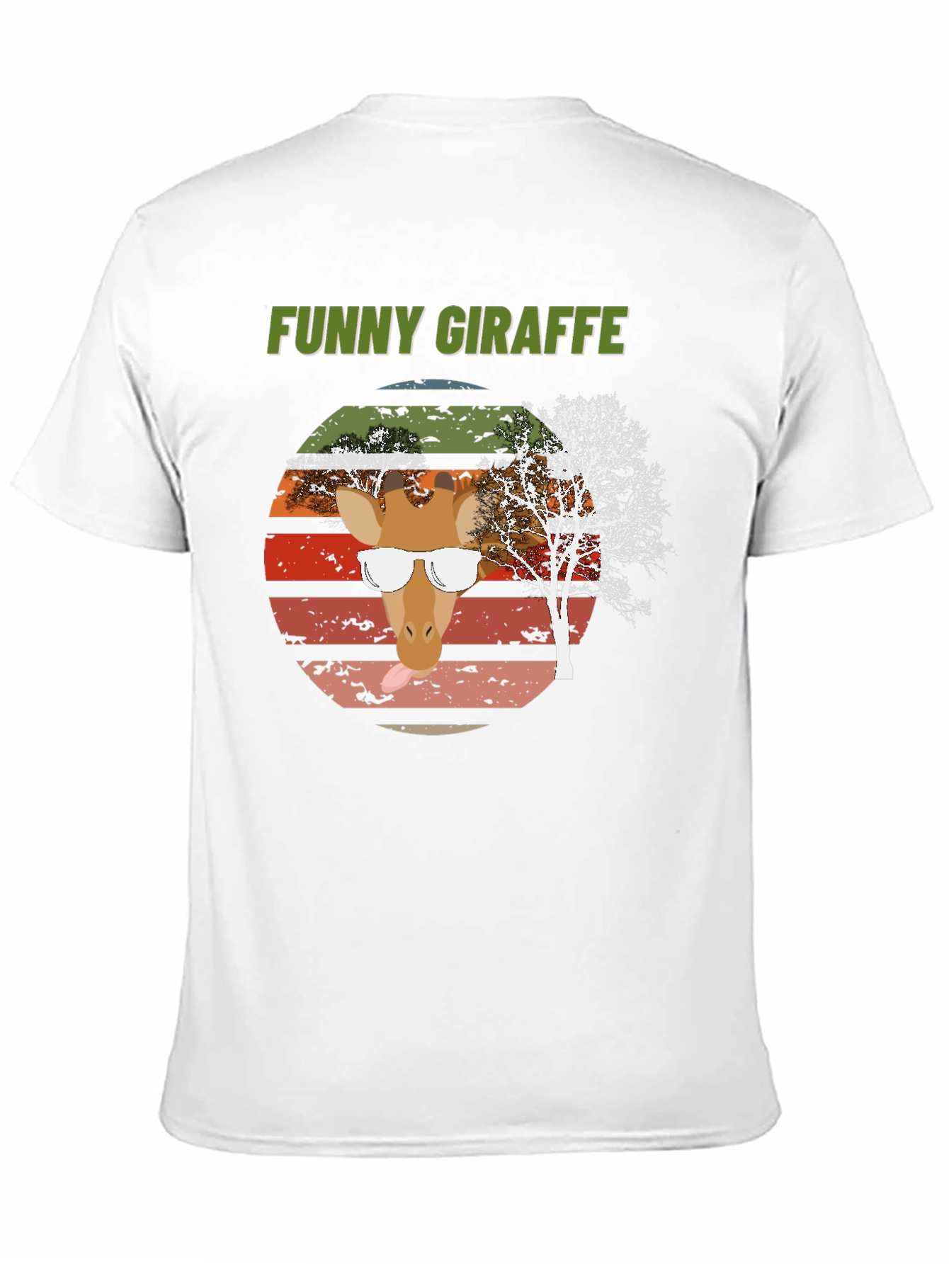 Funny Giraffe Graphic Tee - Unique Design