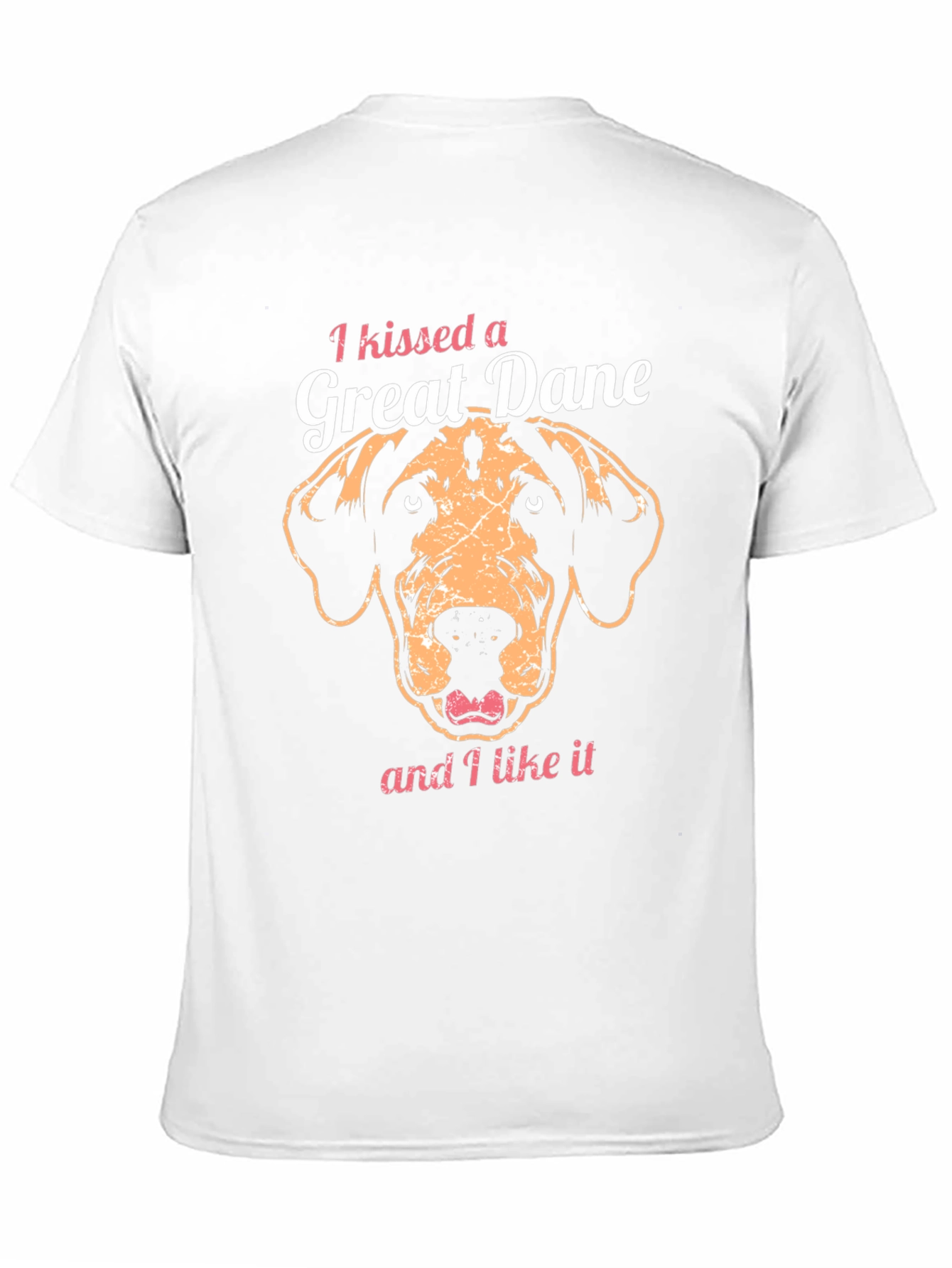 I Kissed a Great Dane T-Shirt – Funny Dog Lover Graphic Tee