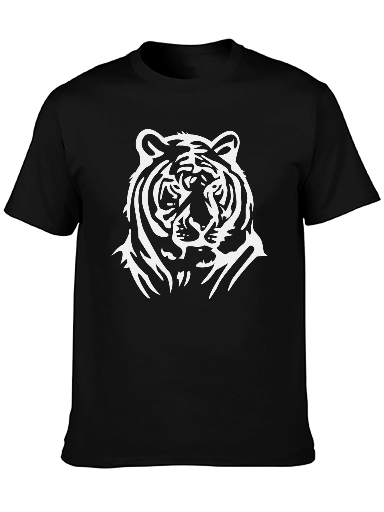 Tiger Graphic Black T-Shirt - Stylish Casual Wear