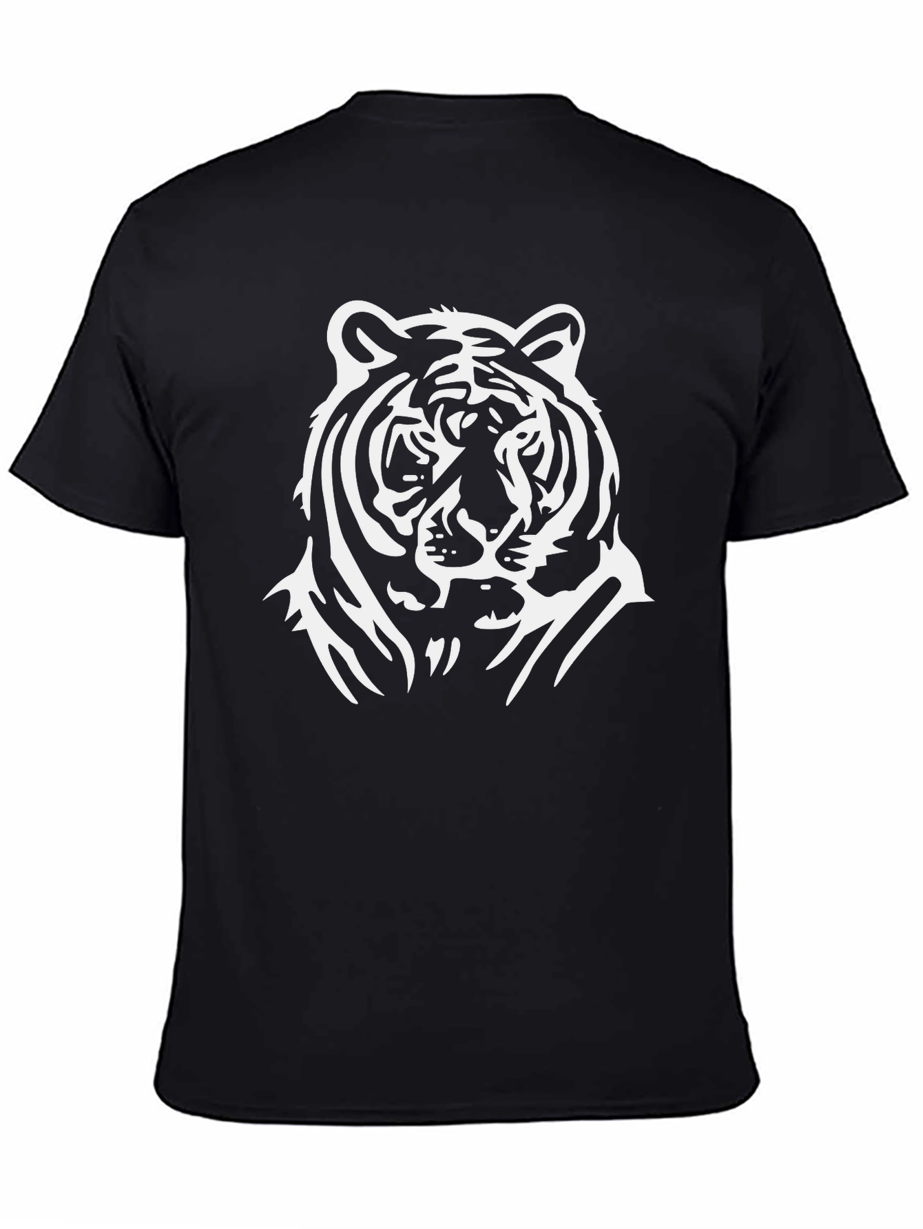 Tiger Graphic Black T-Shirt - Stylish Casual Wear