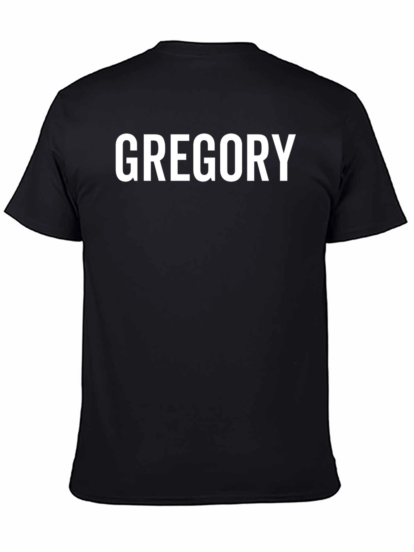 Gregory Name T-Shirt - Custom Text Tee
