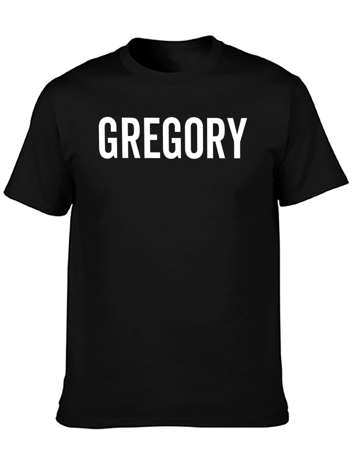 Gregory Name T-Shirt - Custom Text Tee
