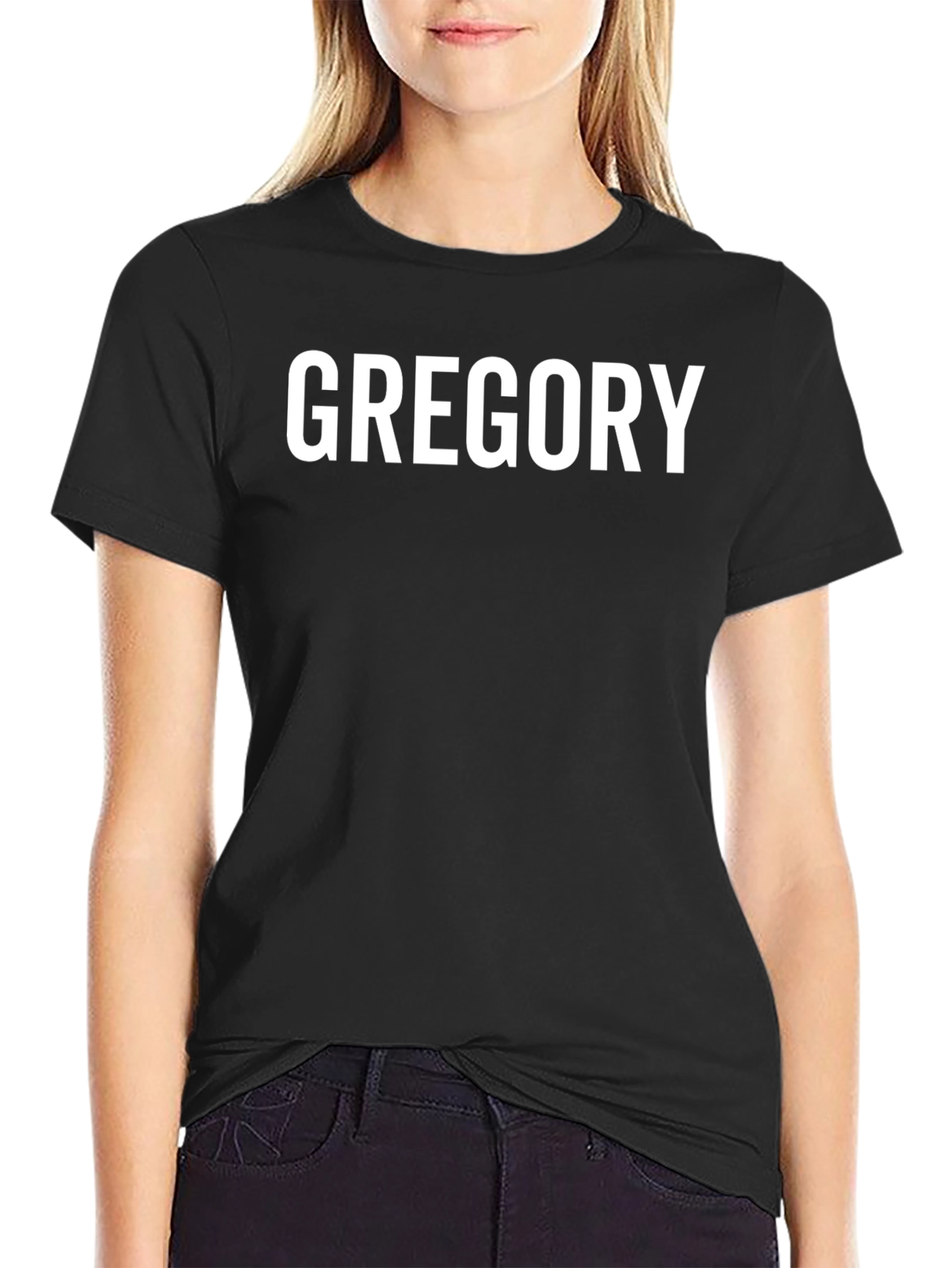 Gregory Name T-Shirt - Custom Text Tee
