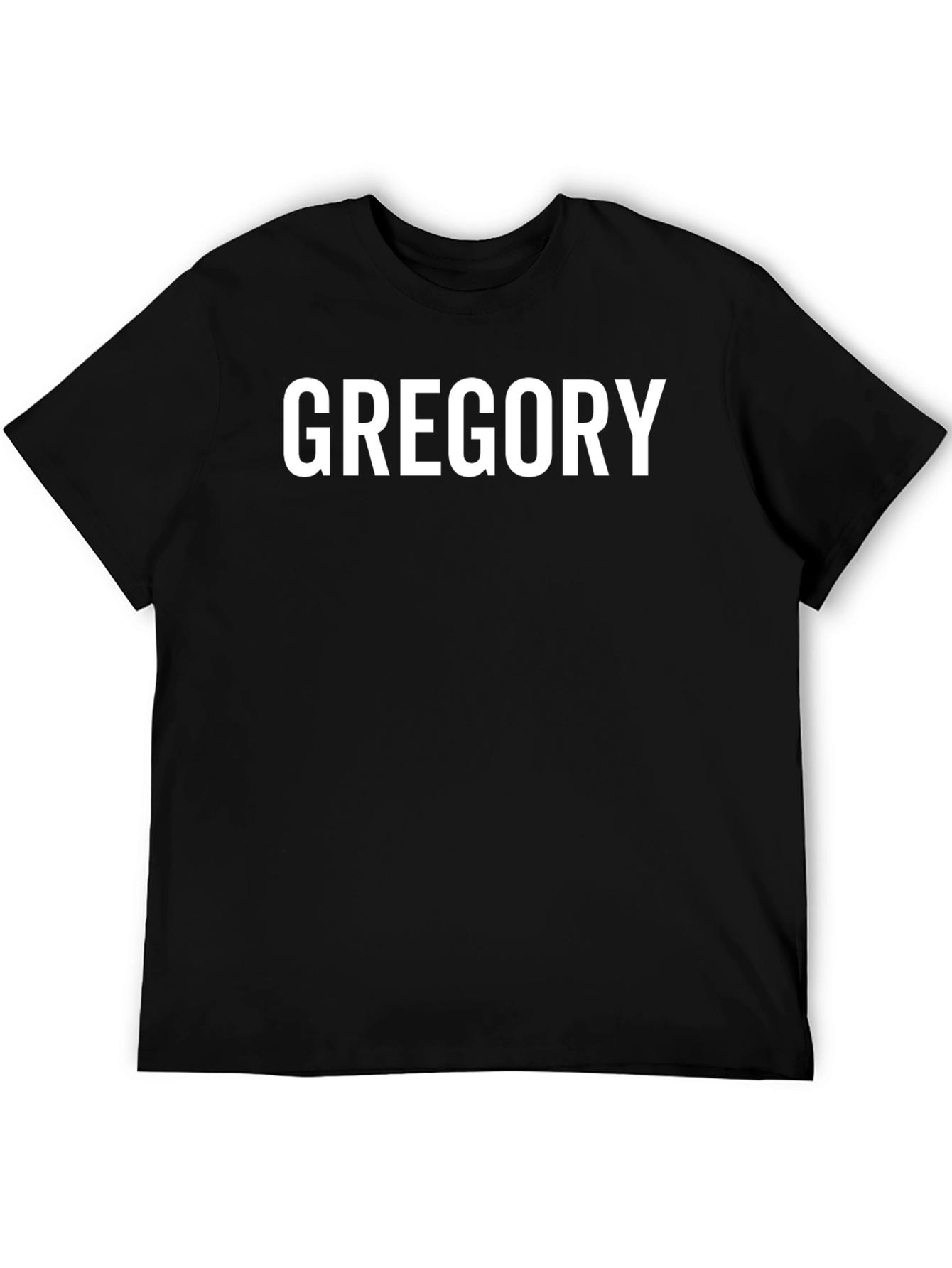 Gregory Name T-Shirt - Custom Text Tee