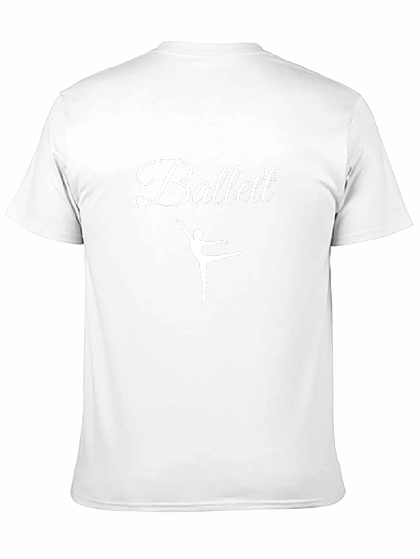 Ballet Dancer Graphic Tee - Black Cotton Shirt