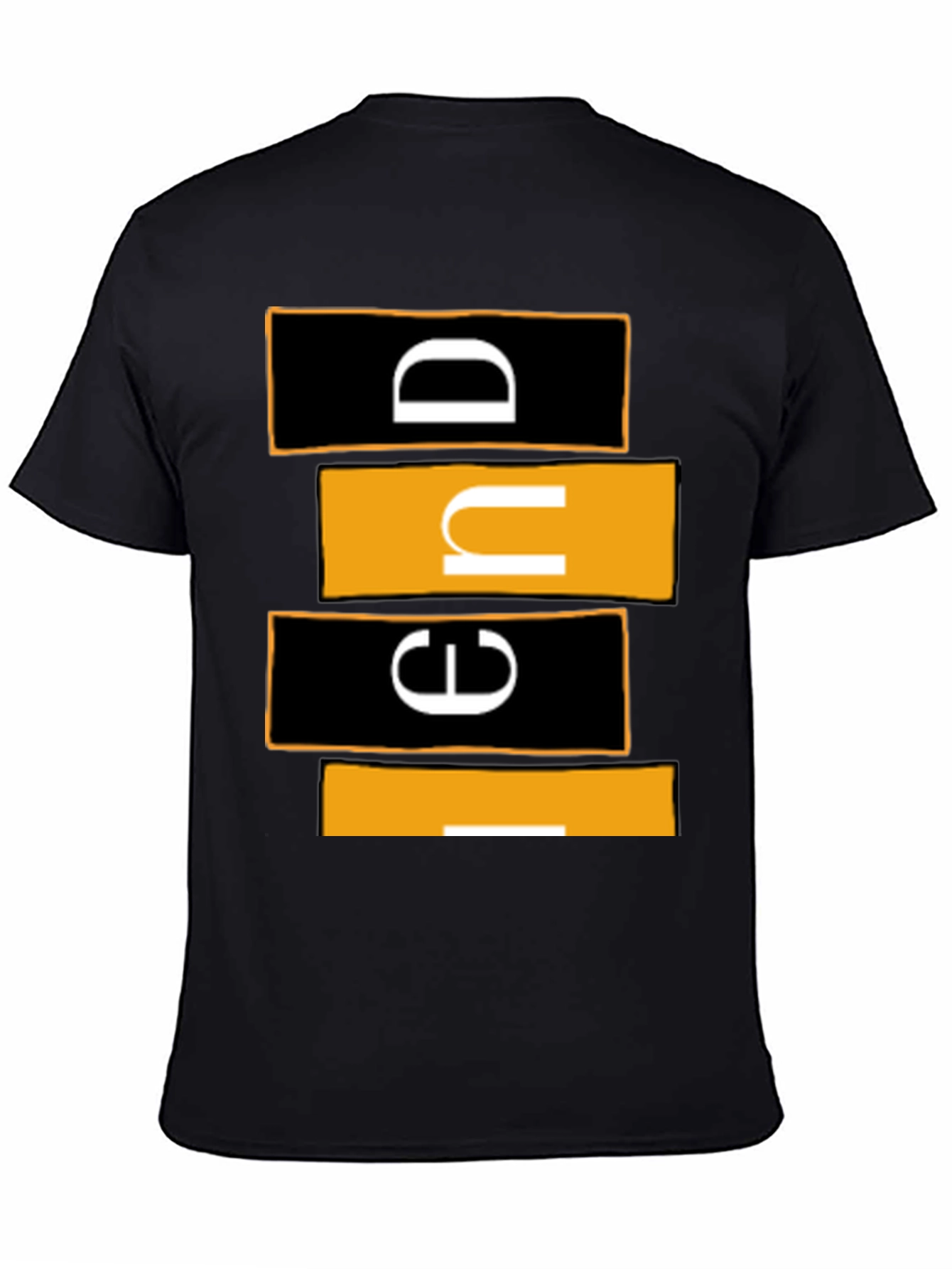 Modern Graphic Tee - Abstract Lettering