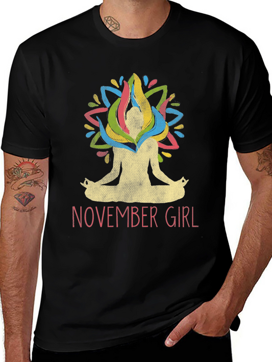 November Girl Yoga T-Shirt
