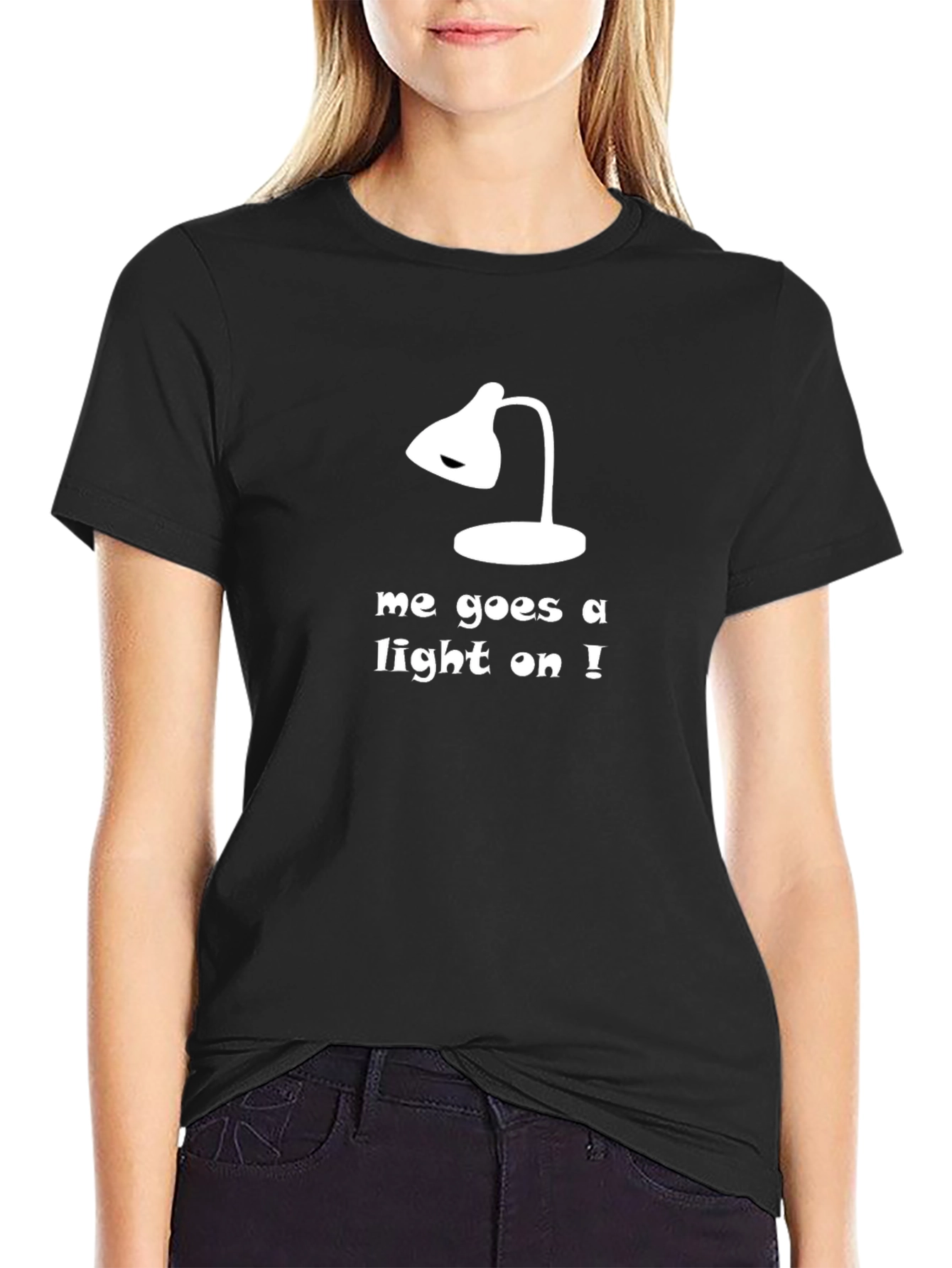 Humorous Light On Graphic Tee