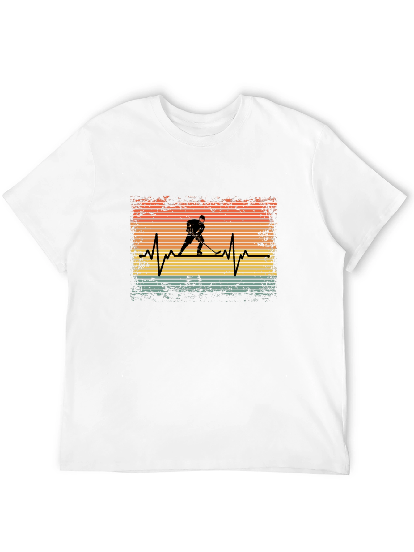 Hockey Heartbeat Graphic Tee