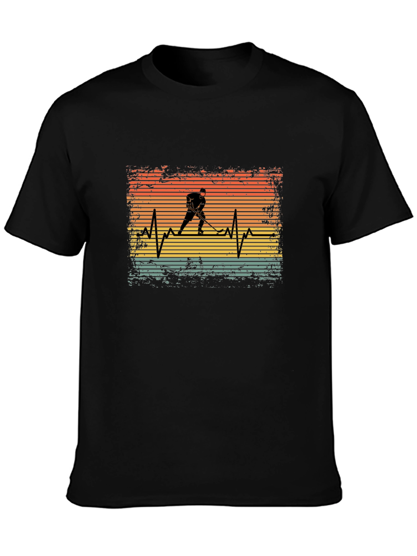 Hockey Heartbeat Graphic Tee