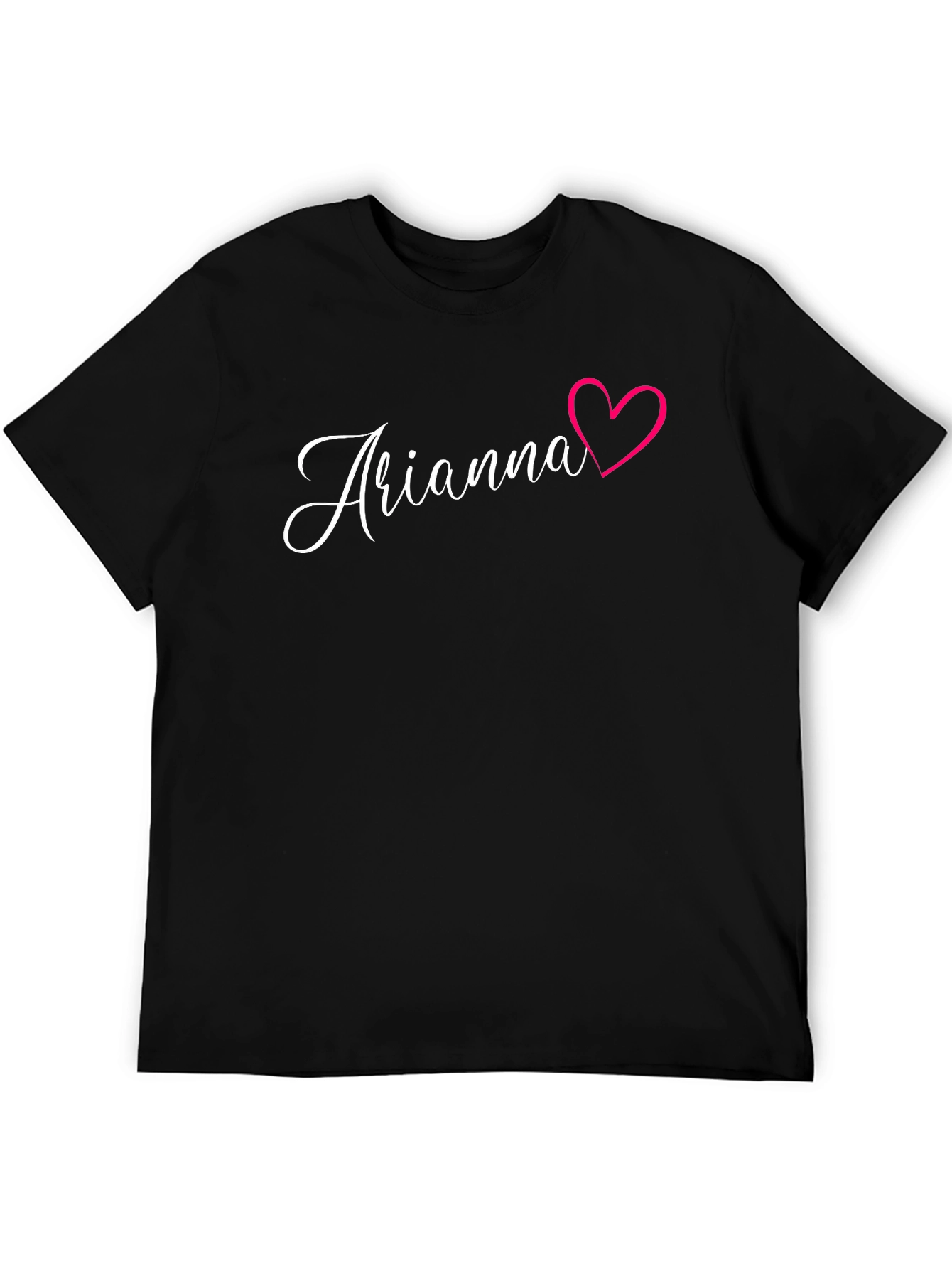 Arianna Heart T-Shirt - Stylish Name Tee