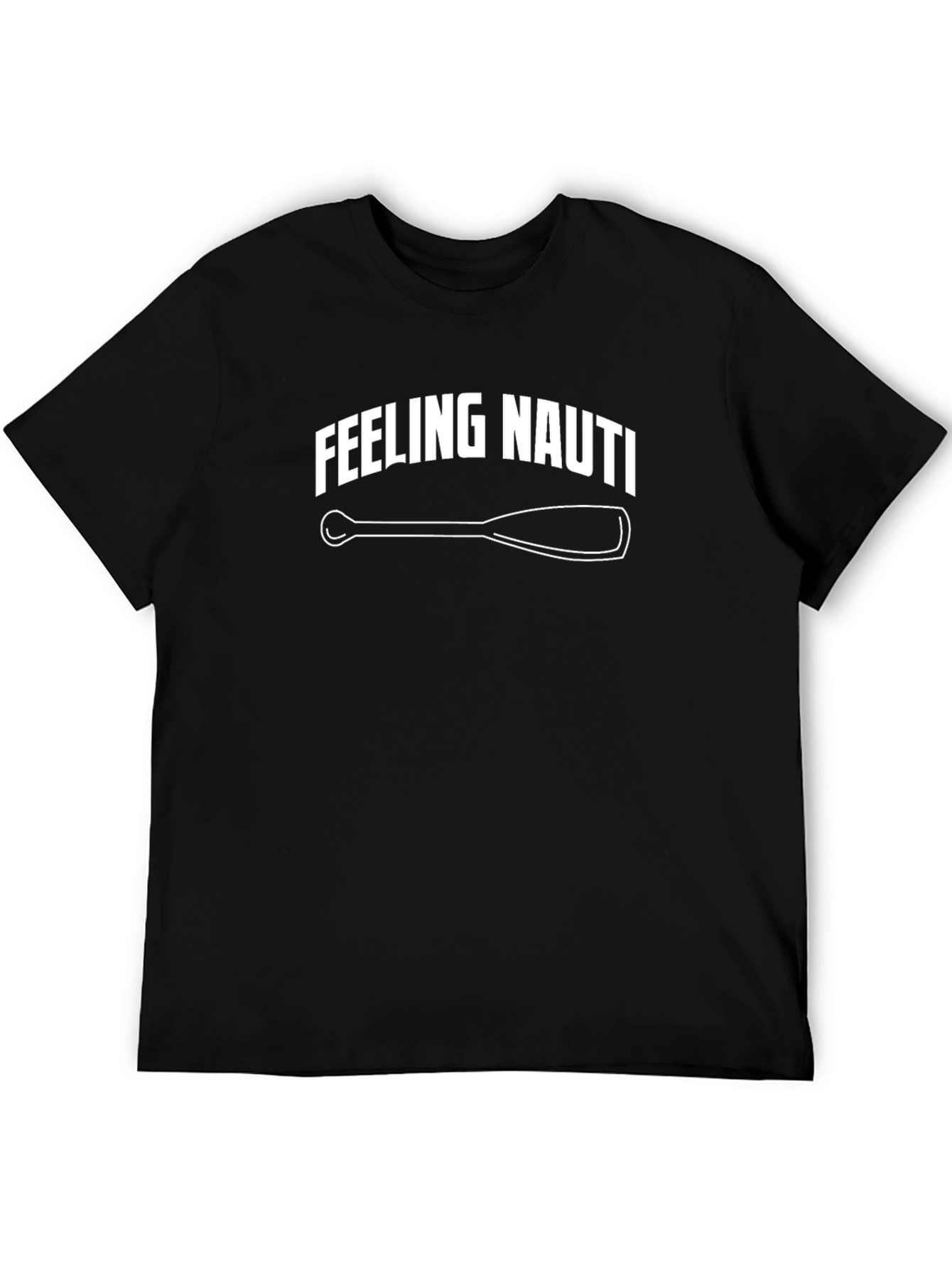 Feeling Nauti T-Shirt - Black Paddle Design Tee