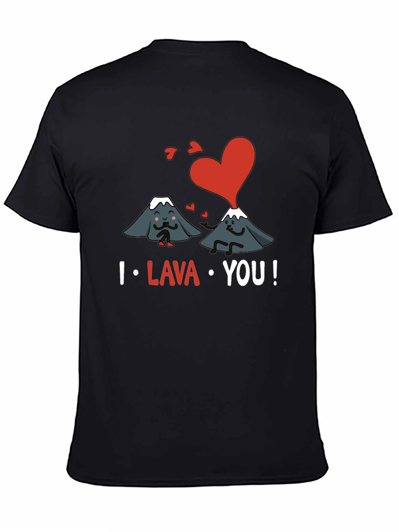 I Lava You Graphic T-Shirt - Romantic Volcano Design