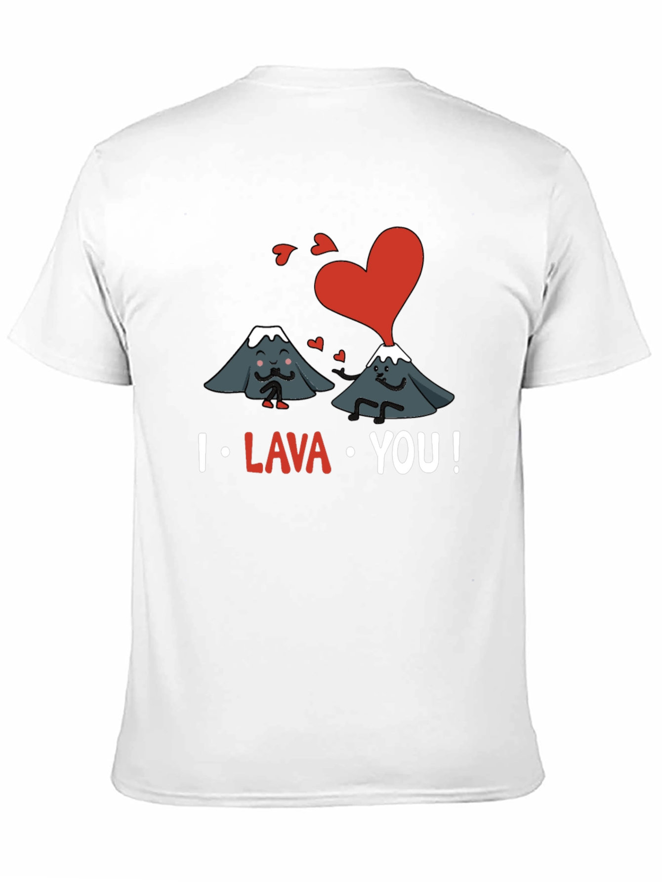 I Lava You Graphic T-Shirt - Romantic Volcano Design