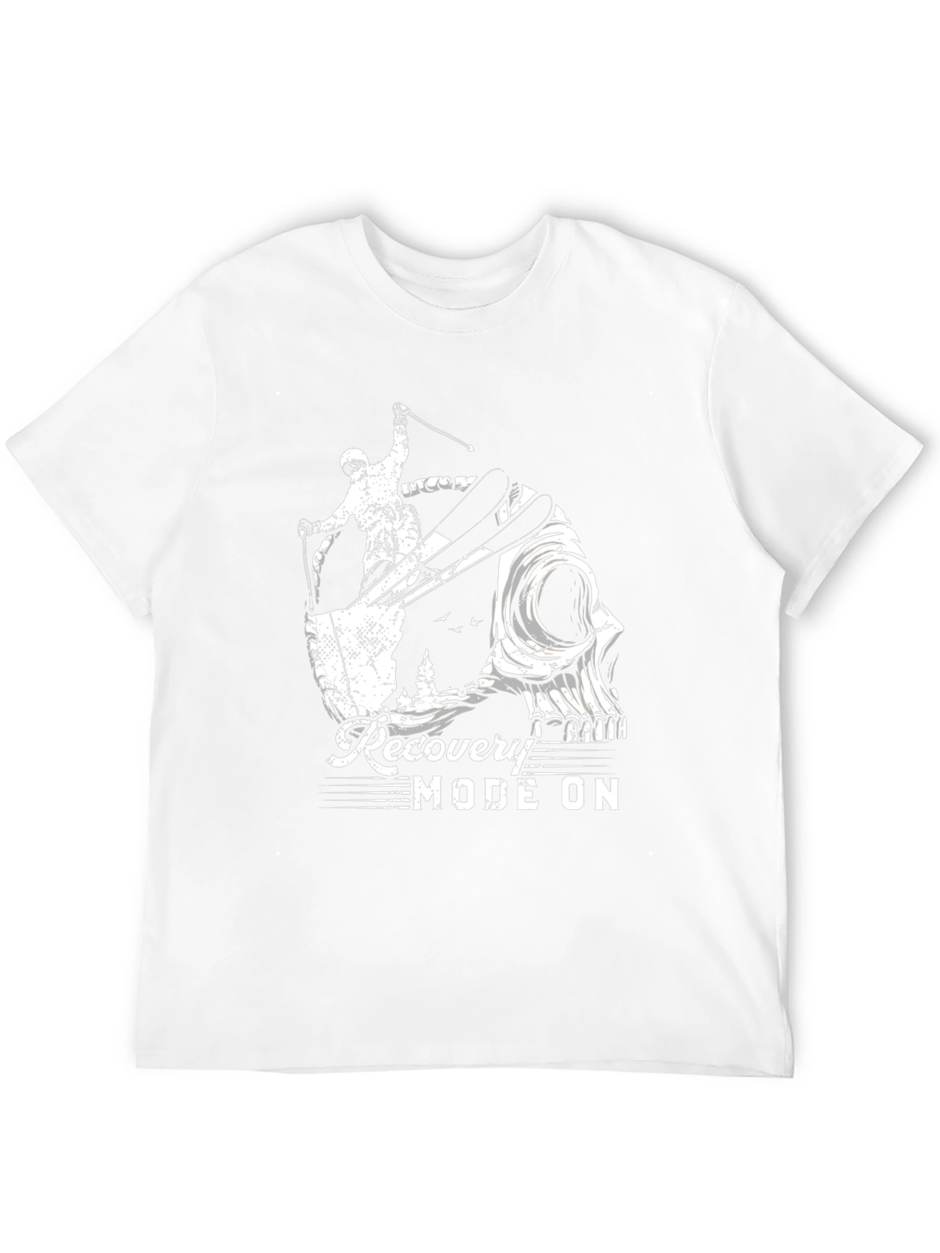 Recovery Mode Ski Skull Graphic Tee