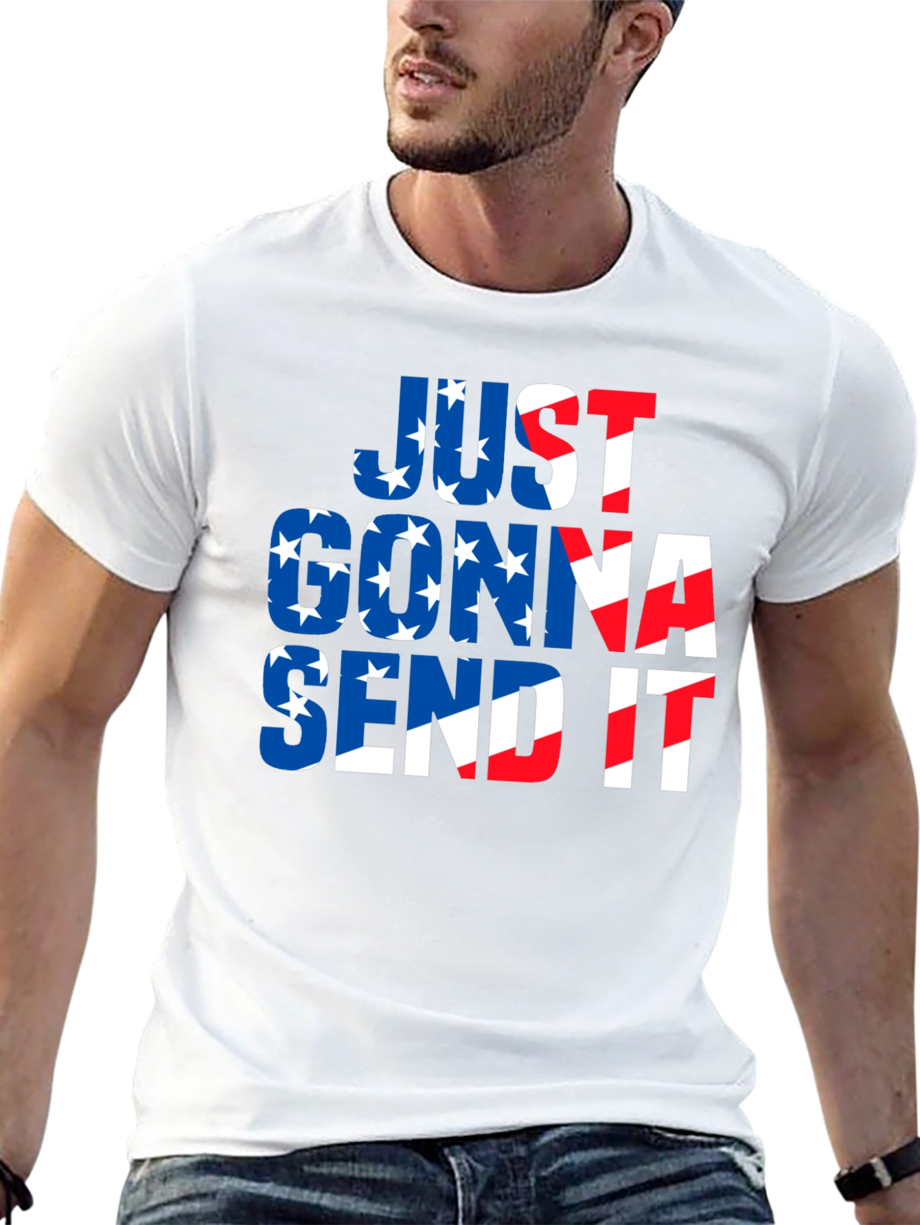 Just Gonna Send It Patriotic T-Shirt
