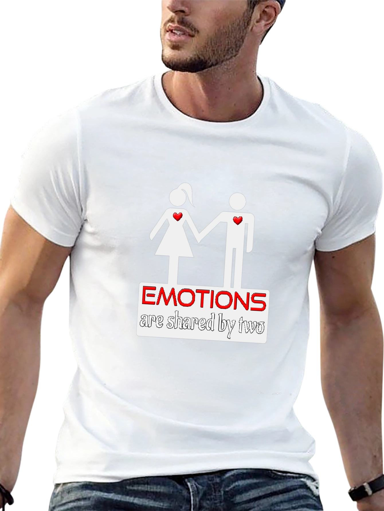 Emotions Shared by Two Graphic Tee