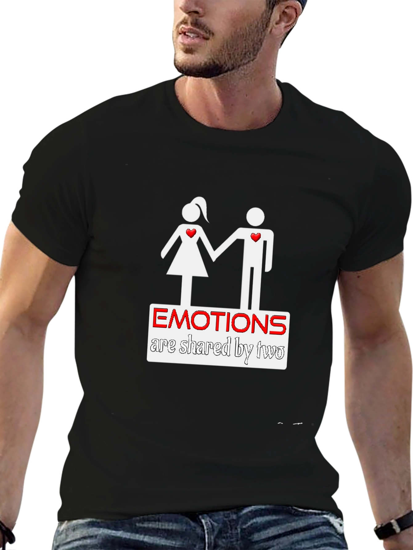 Emotions Shared by Two Graphic Tee