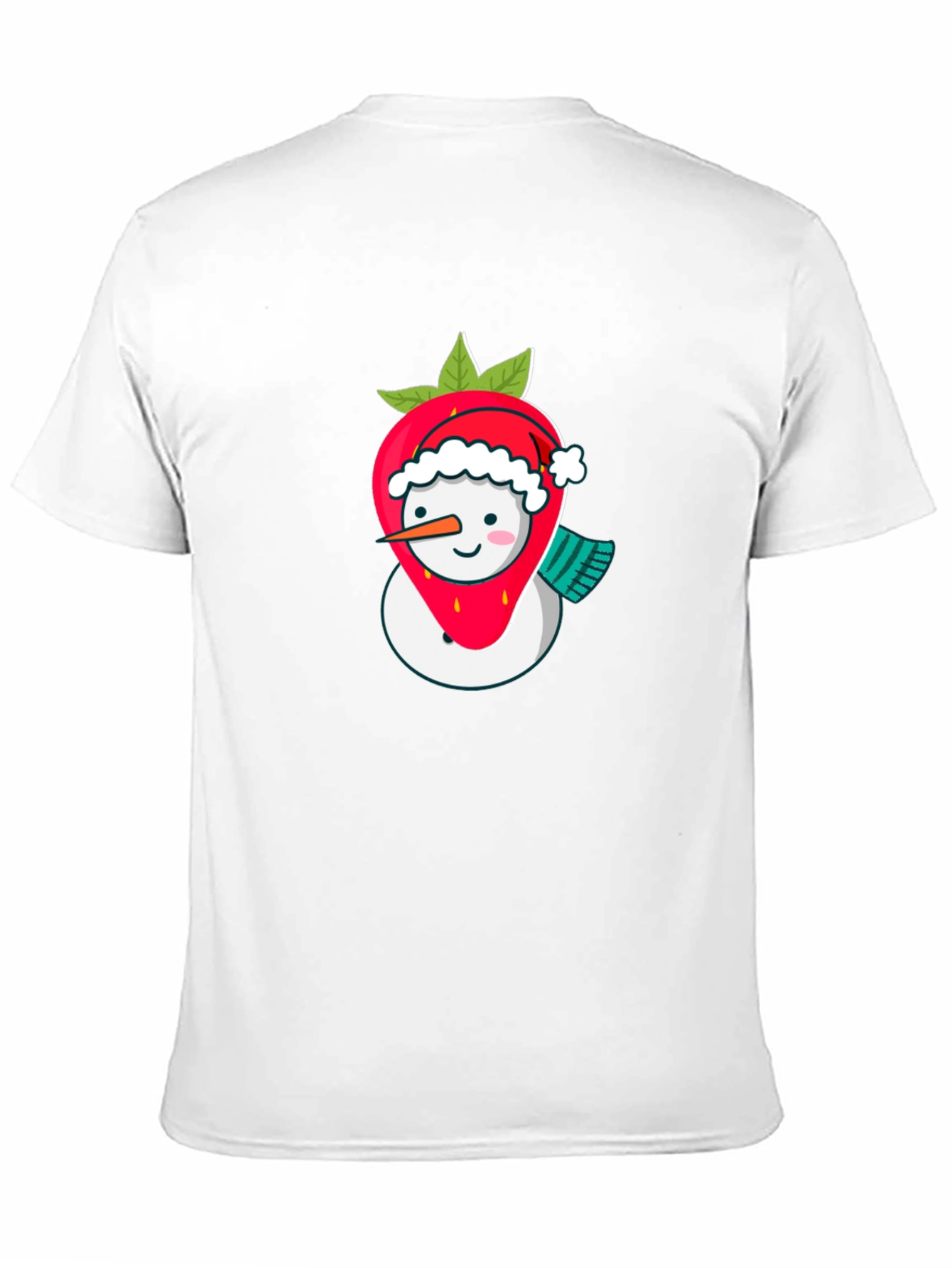 Strawberry Snowman Holiday T-Shirt