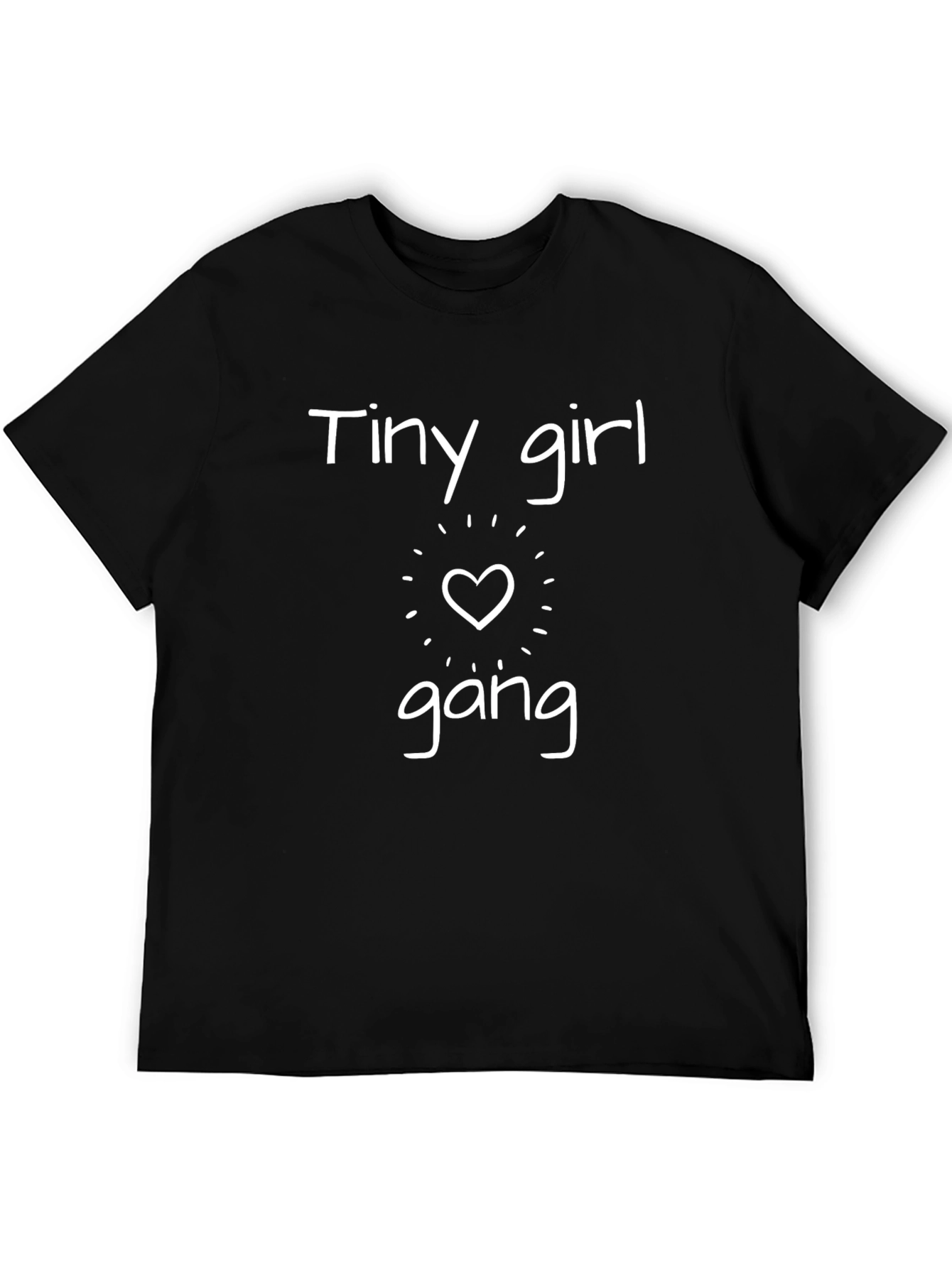 Tiny Girl Gang Graphic Tee - Black T-Shirt