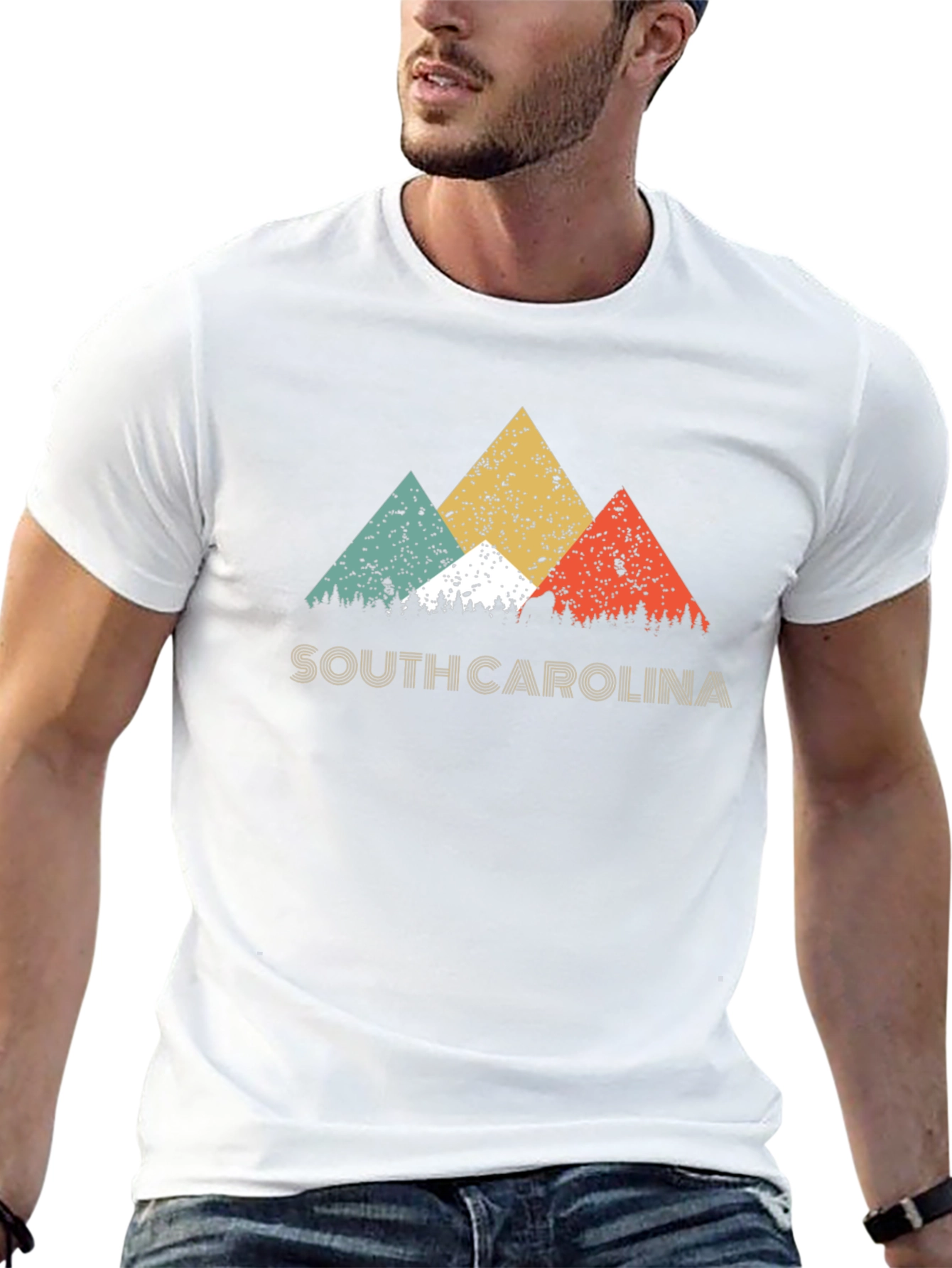 South Carolina Retro Mountain Graphic Tee