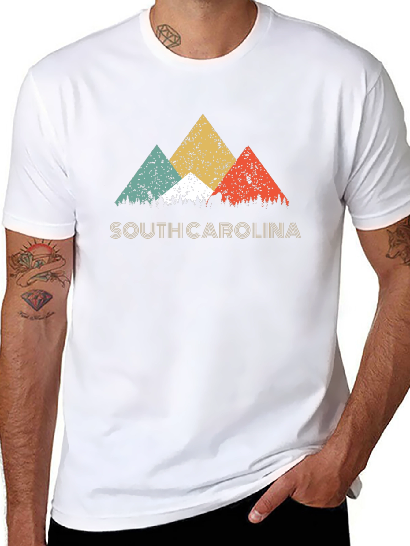 South Carolina Retro Mountain Graphic Tee