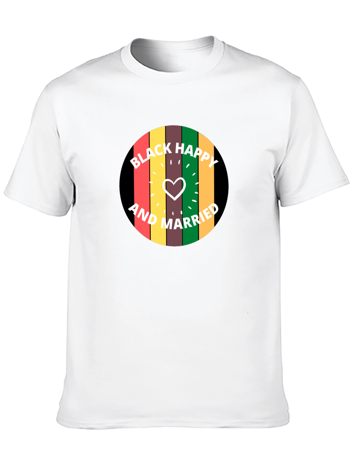 Black Happy and Married Tee
