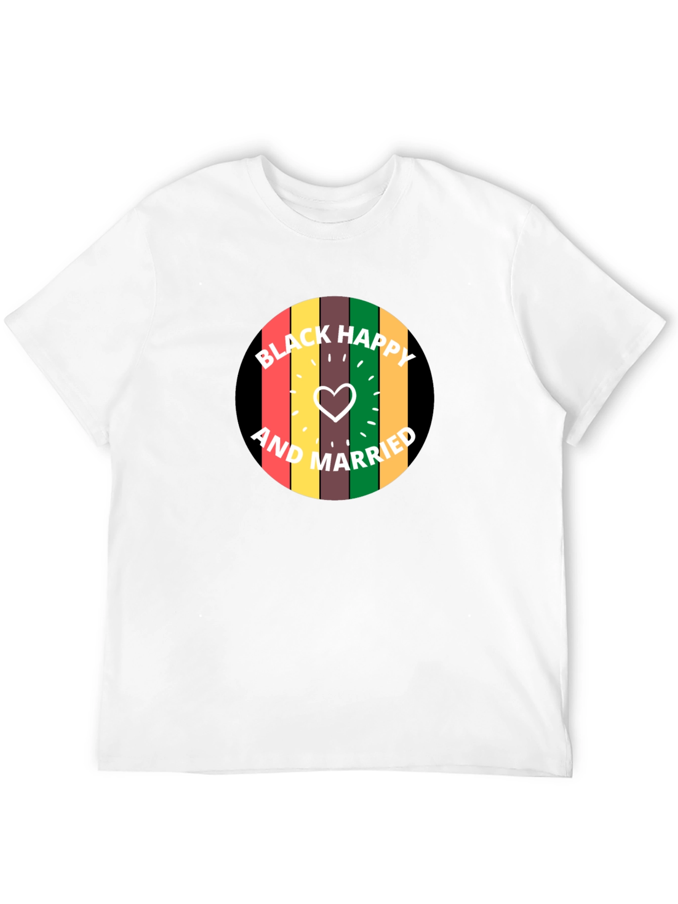 Black Happy and Married Tee