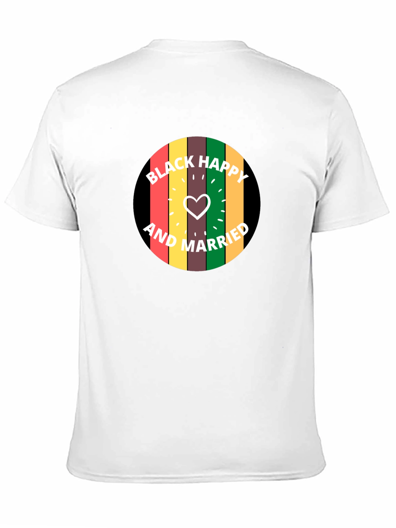 Black Happy and Married Tee