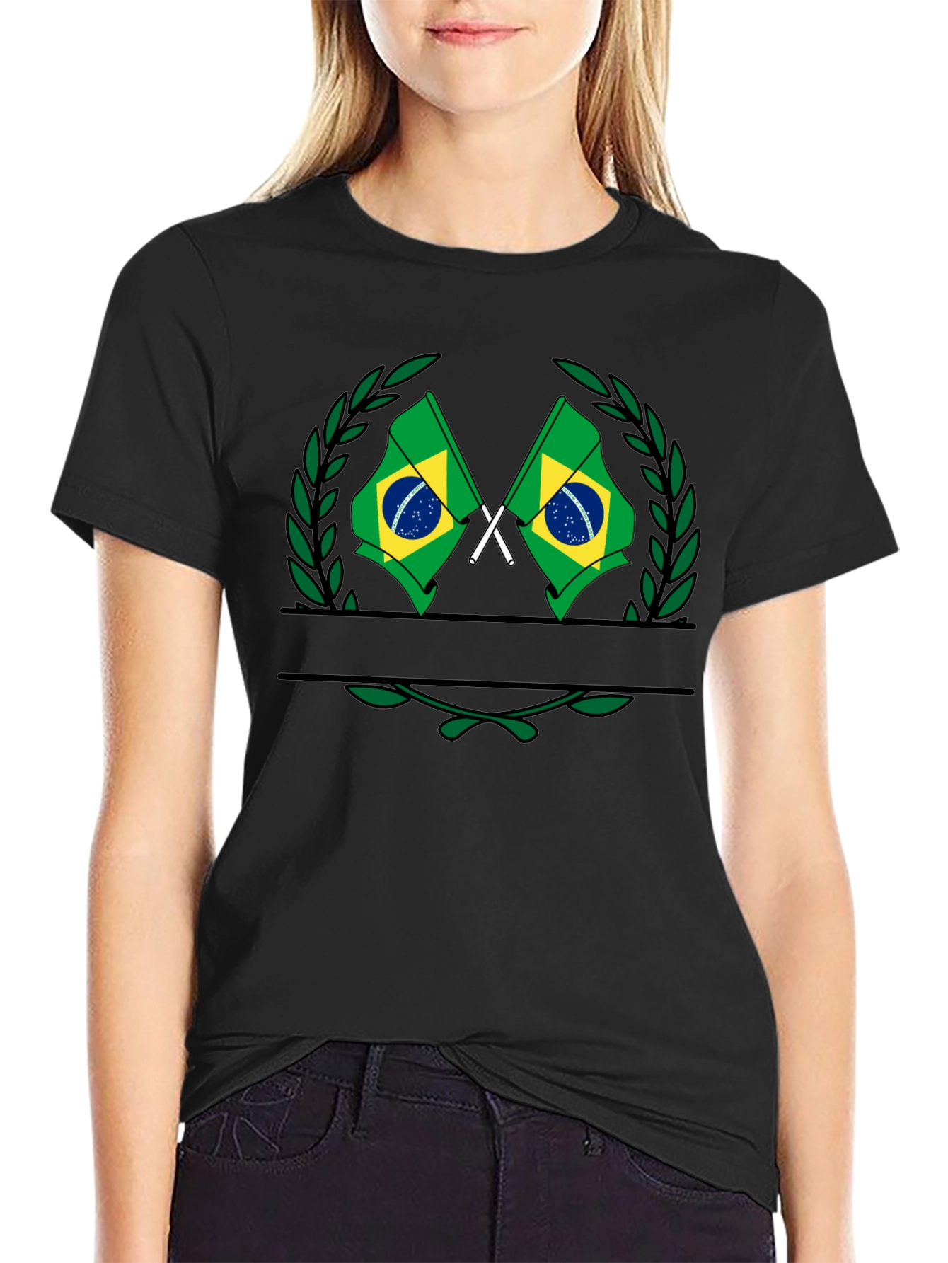 Brazil Flag Graphic T-Shirt