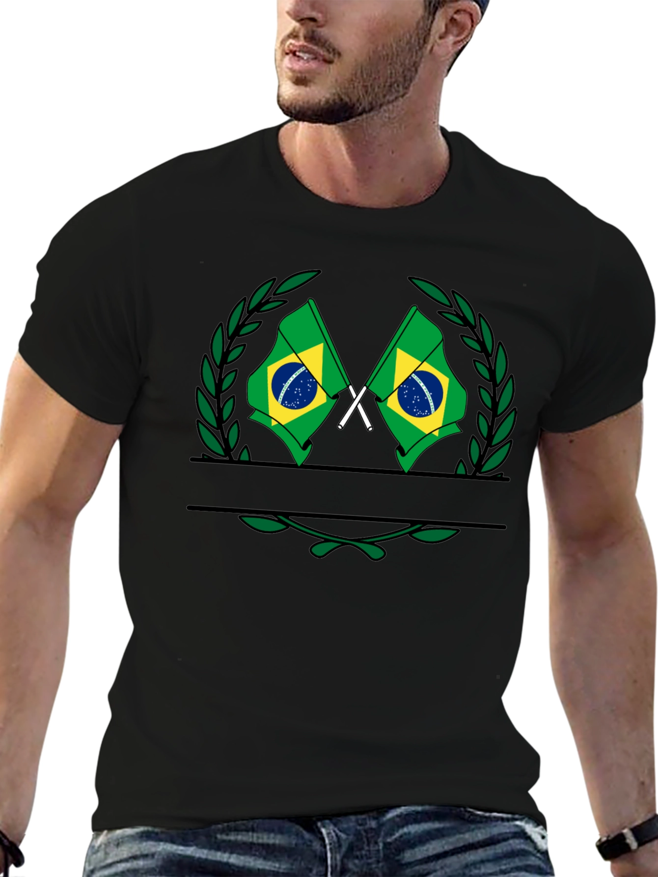 Brazil Flag Graphic T-Shirt
