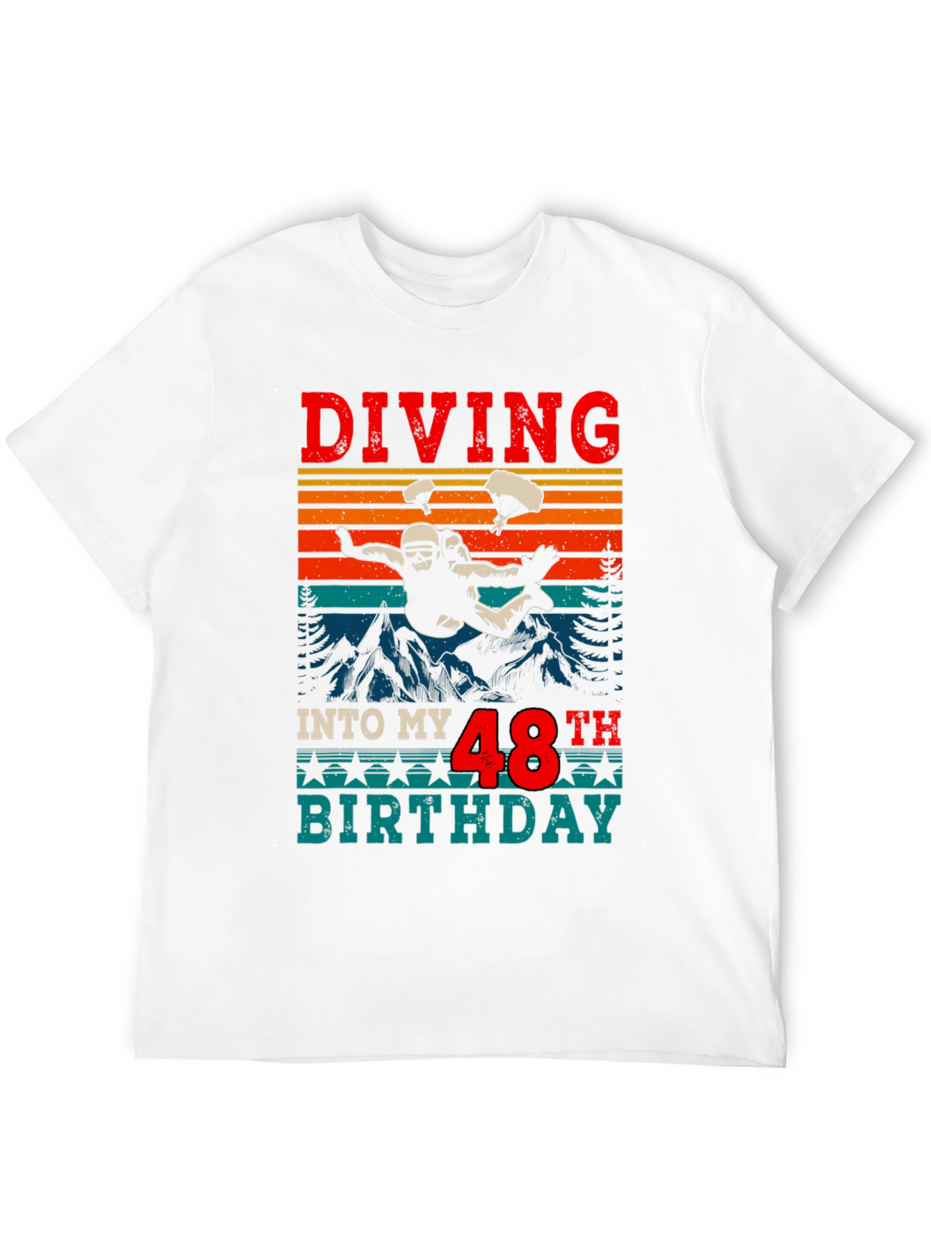 Diving Into My 48th Birthday T-Shirt