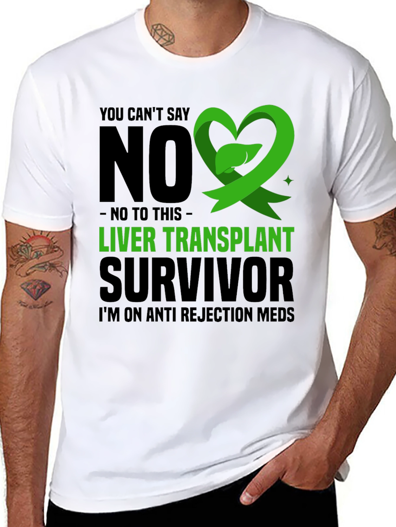 Liver Transplant Survivor T-Shirt - Anti Rejection Meds