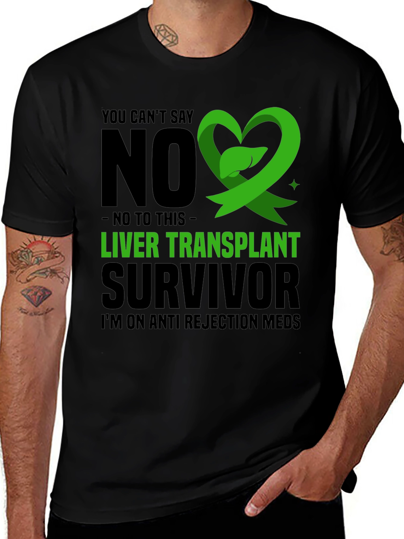 Liver Transplant Survivor T-Shirt - Anti Rejection Meds