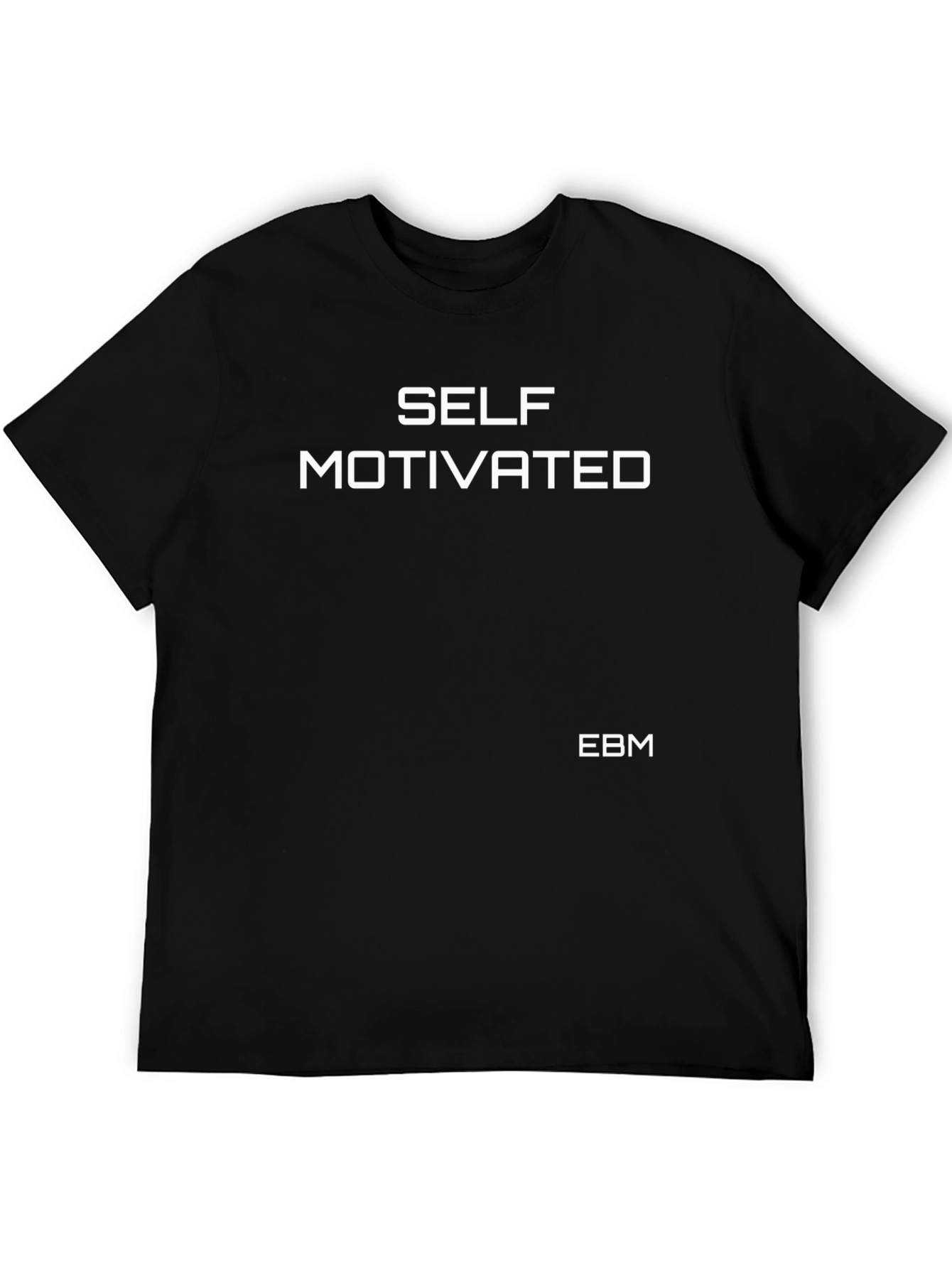 Self Motivated Black T-Shirt