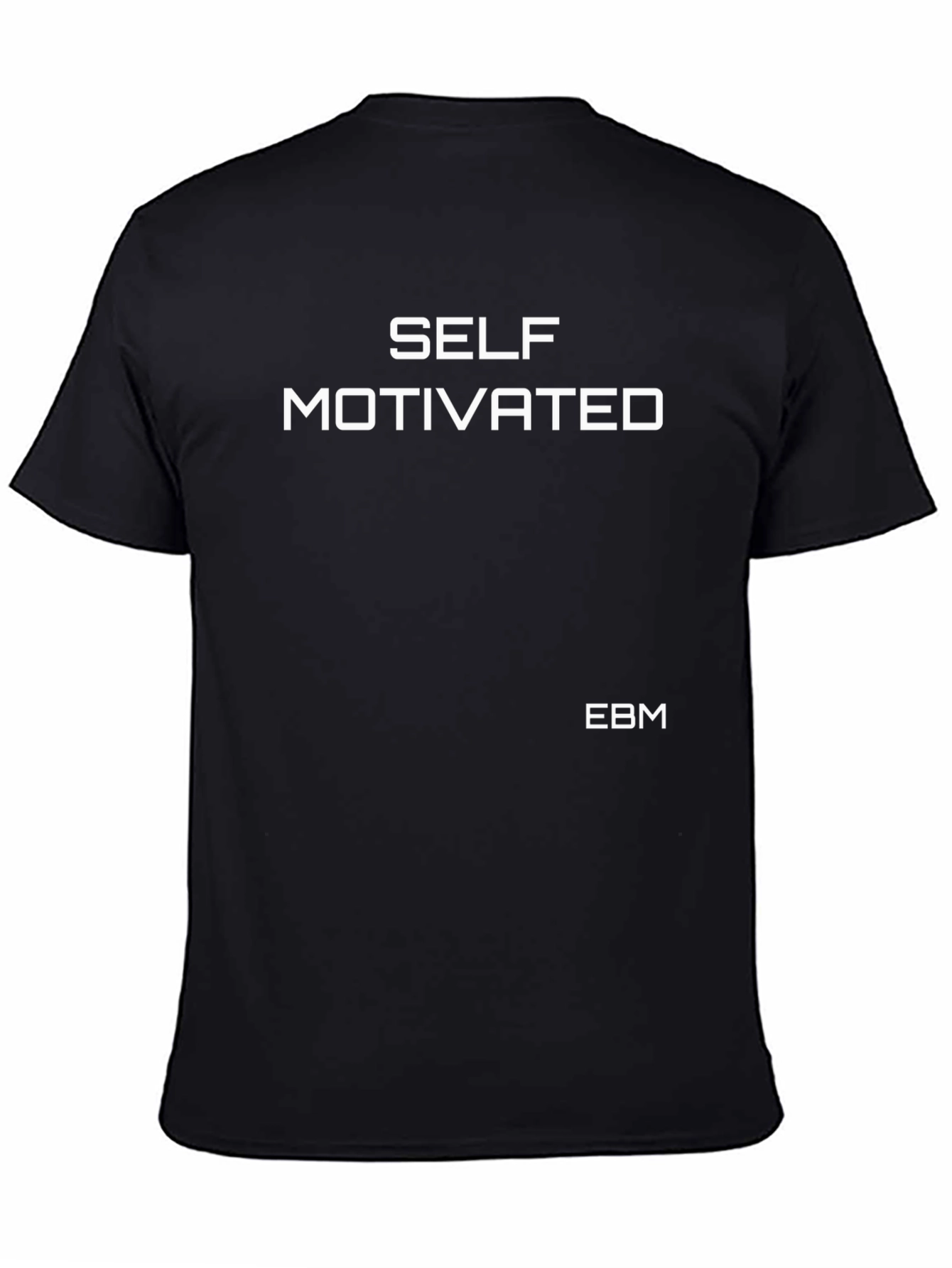 Self Motivated Black T-Shirt