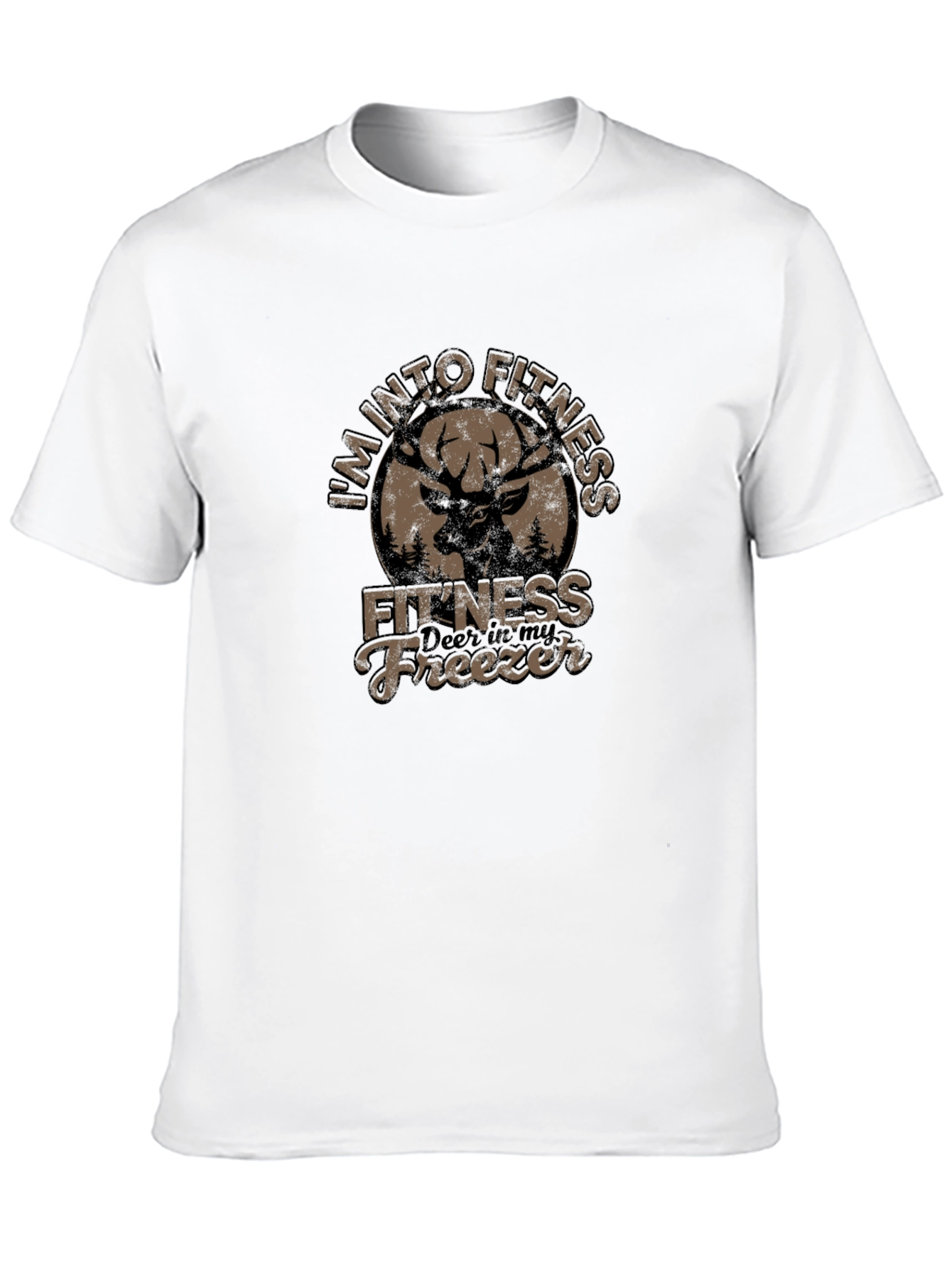 Im Into Fitness Deer Hunting Funny T-Shirt