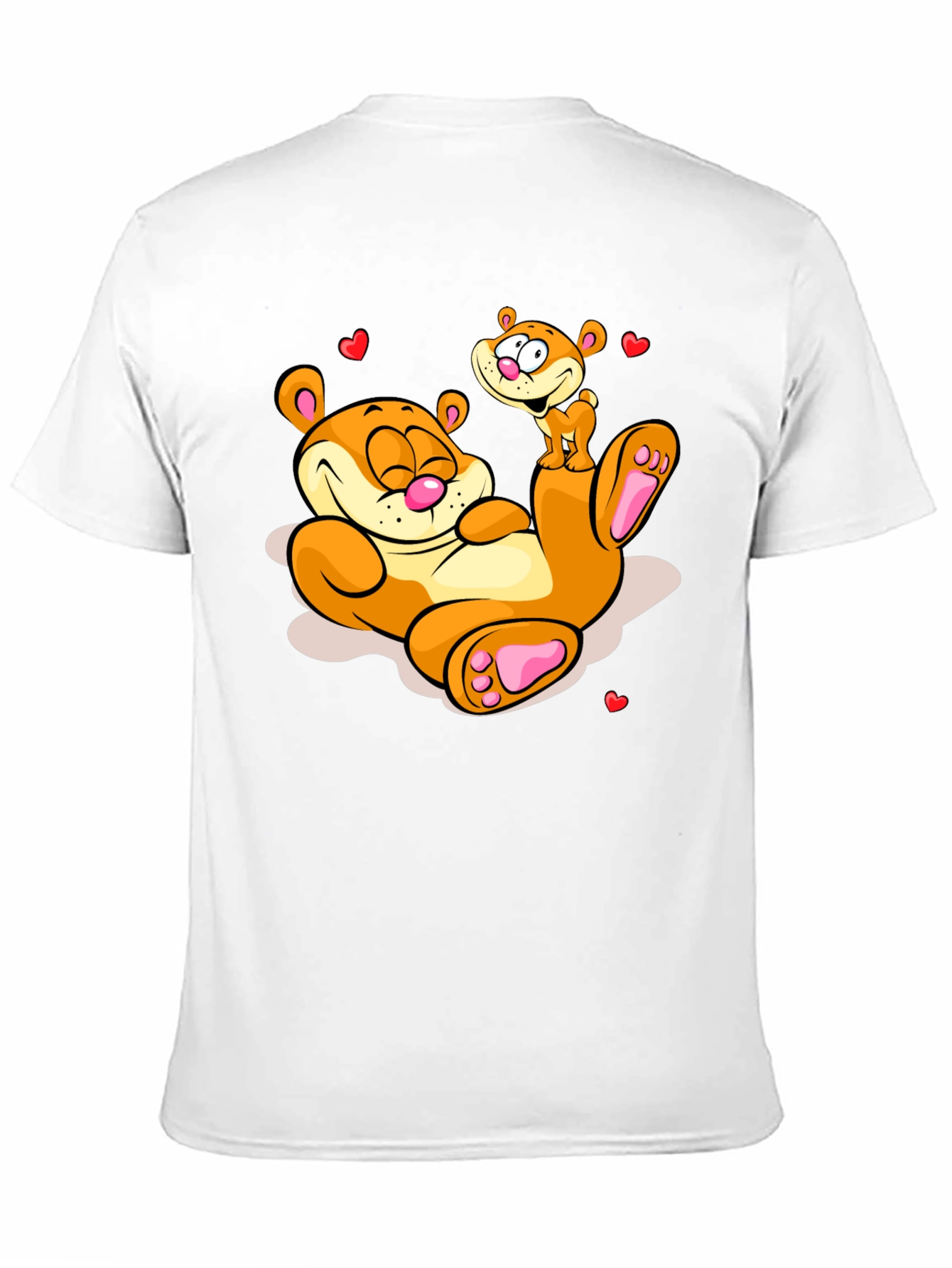 Cartoon Otter Graphic Tee - Adorable Design