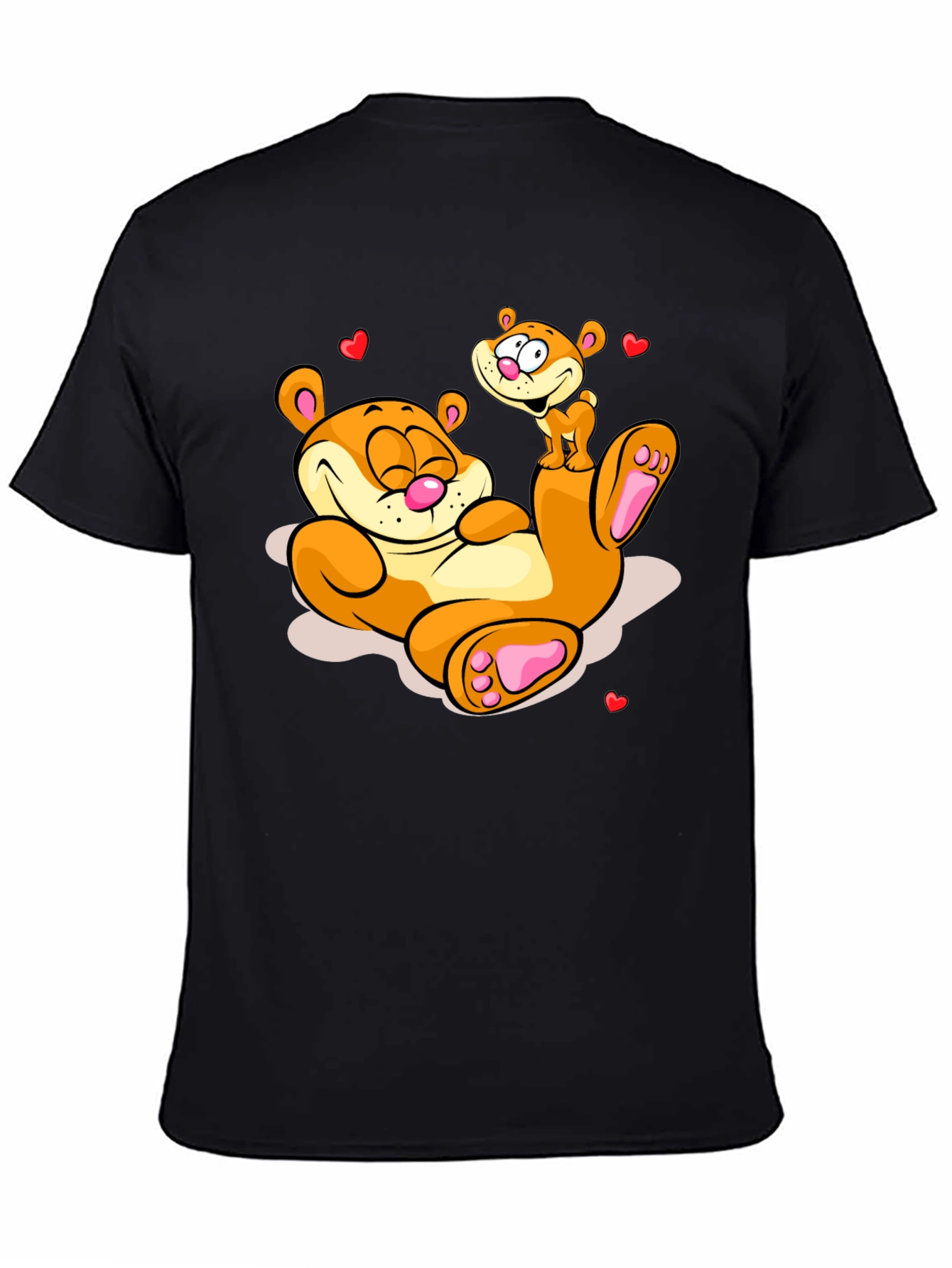 Cartoon Otter Graphic Tee - Adorable Design