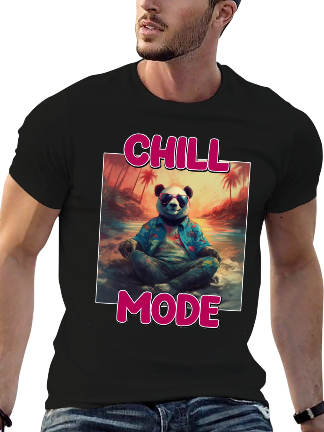 Chill Mode Panda T-Shirt