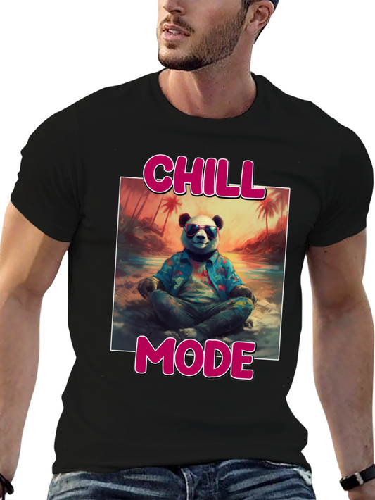 Chill Mode Panda T-Shirt