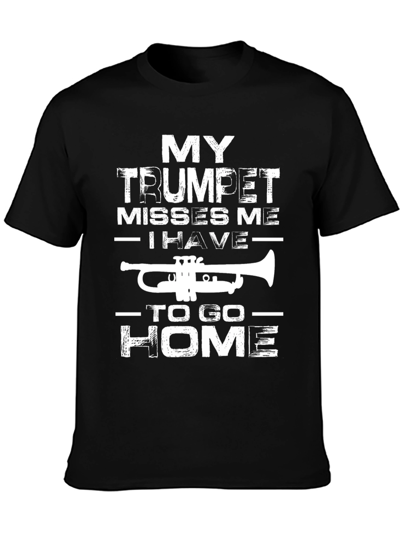 Trumpet T-Shirt: My Trumpet Misses Me Funny Band Tee